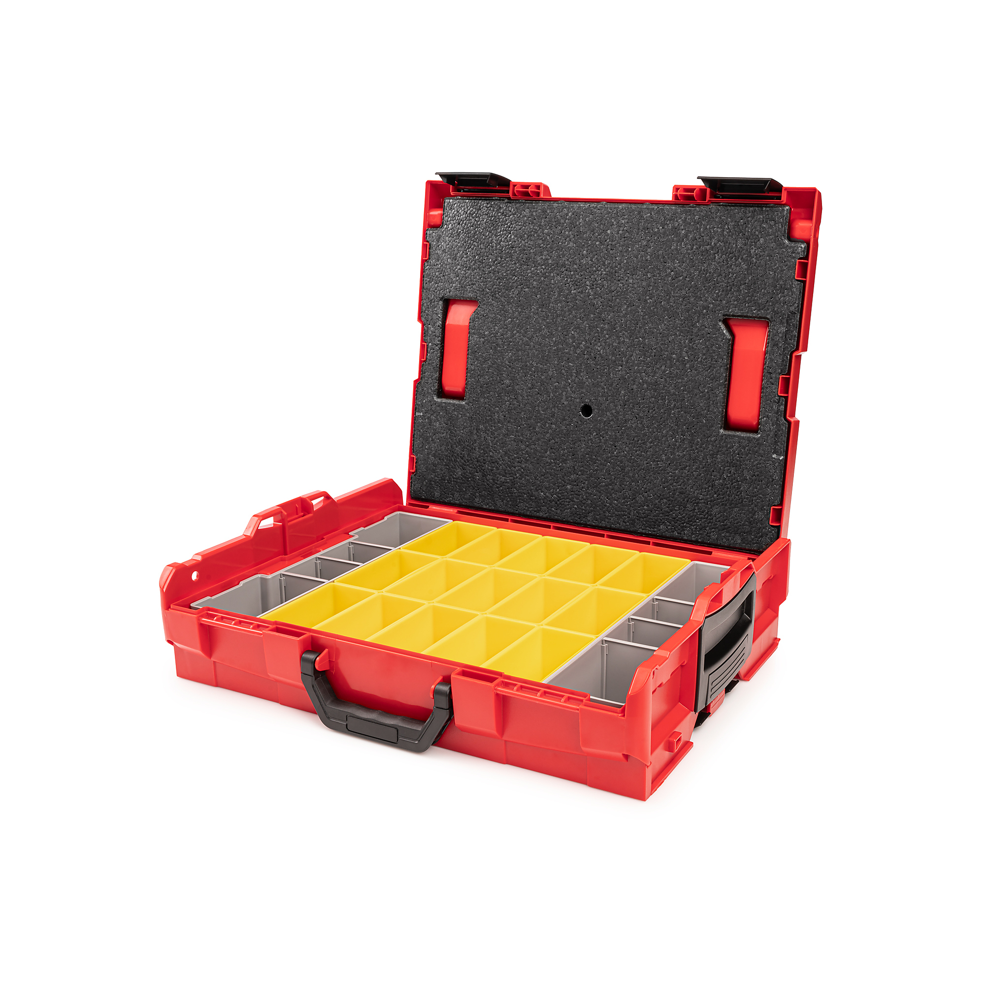 TEKTON Shallow Stacking Tool Box (L-BOXX 1) with 17-Piece Organizer Bin Set and Lid Insert | OLB91006